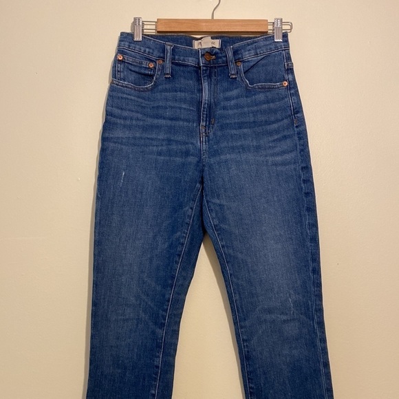 Madewell the high-rise, slim crop  boyfriend jeans. Size 25 . Style AA609 - Picture 12 of 14